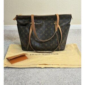 Authentic Louis Vuitton Totally MM‎ Monogram Shoulder Bag Tote Handbag Purse